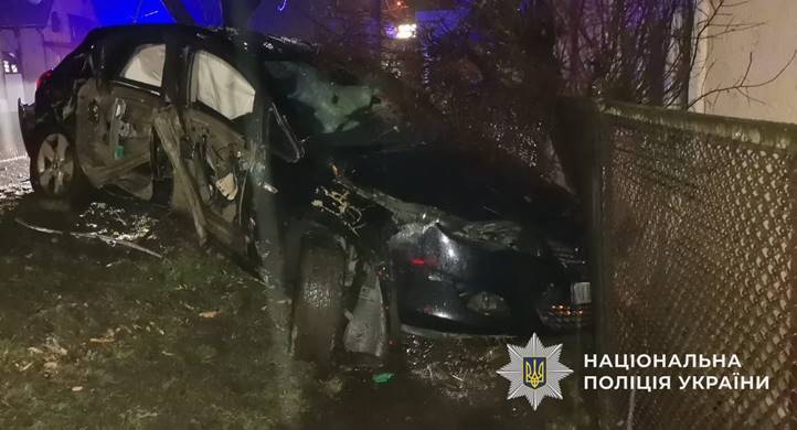 Ittas sofőr okozott balesetet Bustyaházán, majd bujkált a hatóságok elől. Fotó: Ukrán Nemzeti Rendőrség