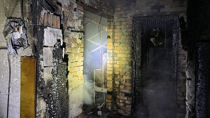 Halálos háztűz Visken. 68 éves férfi az áldozat. Fotó: DSZNSZ