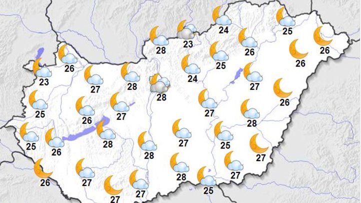 Égi parádé: hőséggel, zivatarokkal és szélviharral indul a hét