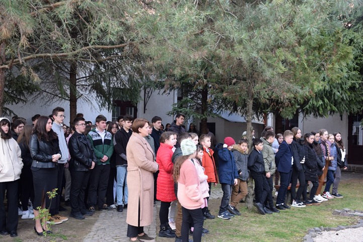 Nagyberegen felavatták Keresztyén Balázs emléktábláját - Kárpátalja művelődéstörténetének jeles kutatója. Fotó: Kárpátinfo/Kovács Elemér