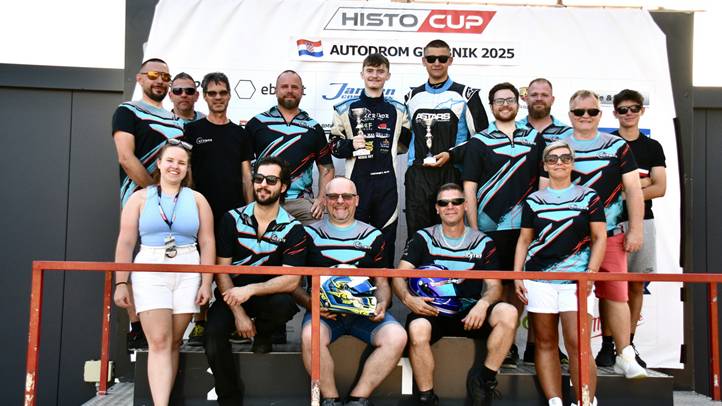 Grobnikban is dobogón a Kermor Motorsport pilótái. Fotó: Štefan Lužica