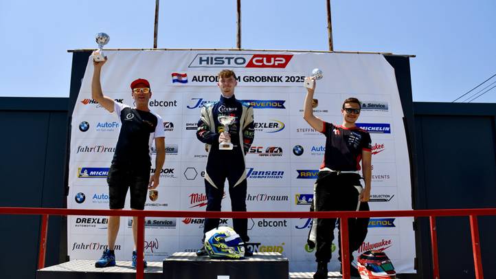 Grobnikban is dobogón a Kermor Motorsport pilótái. Fotó: Štefan Lužica