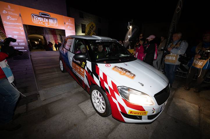 Kronome Ákos: Nehéz és trükkös körülmények a Zemplén Ralin. Fotó: Hajóka SportFotó