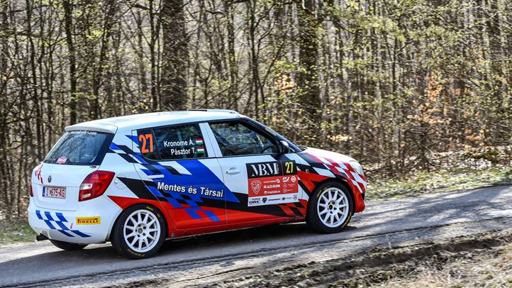 Kronome Ákos: Egy teljesen gondmentes versenyt zártunk, és a dobogó is megvolt. Fotó: Hajóka SportFotó