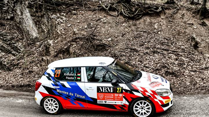 Kronome Ákos: Egy teljesen gondmentes versenyt zártunk, és a dobogó is megvolt. Fotó: Hajóka SportFotó