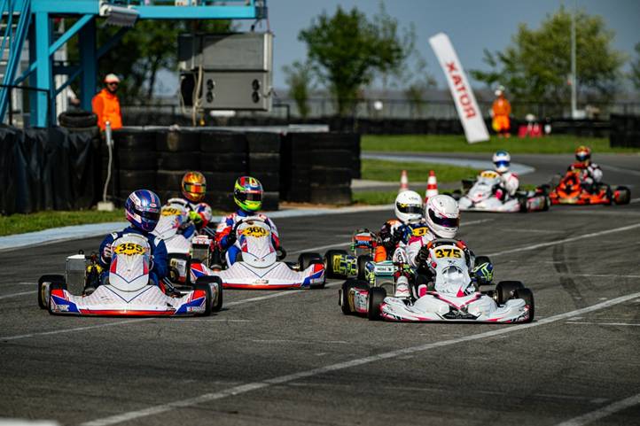Gokart - Nagy Ádám: Bronzérem a szezonnyitón. Fotó: Hajóka SportFotó