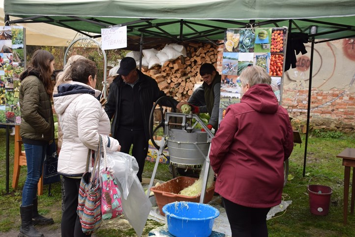 Őszi vásári forgatag Mezőváriban - A földműves munkájának tisztelete. Fotó: Kárpátinfo/Kovács Elemér