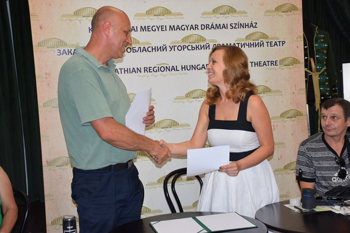 30 éves a beregszászi színház: évadnyitó sajtótájékoztató. Fotó: Kovács Erzsébet