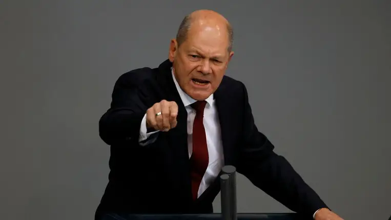 Olaf Scholz német kancellár