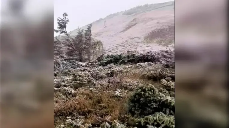 A Kárpátokban leesett az első hó