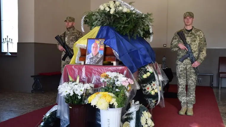 Beregszászon eltemették Háda Lászlót. Fotó: Kovács Elemér