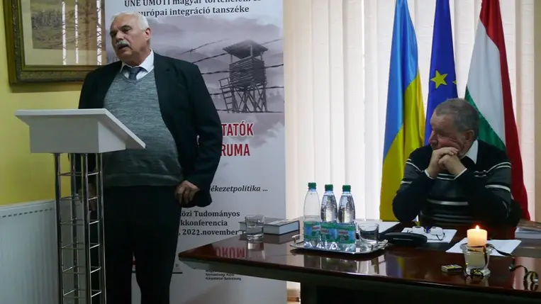 A GULAG-GUPVI-kutatók beregszászi konferenciáján. Fotó: Kovács Elemér