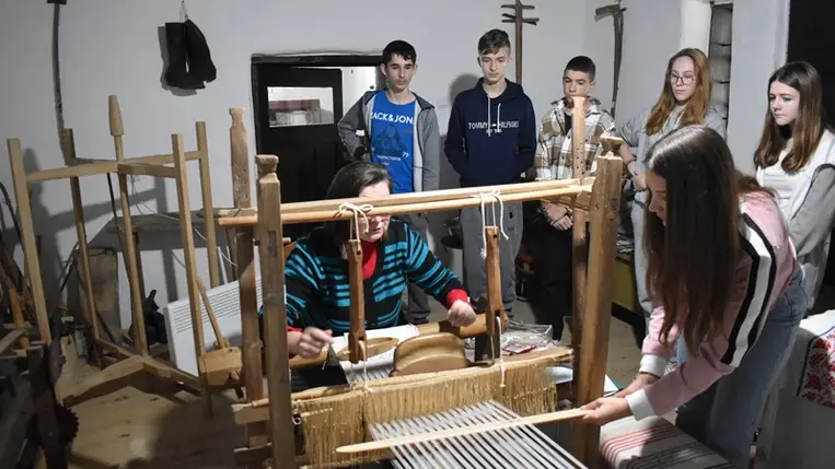 Beregi motívumokkal ismerkedtek a Nagyberegi Tájházban
