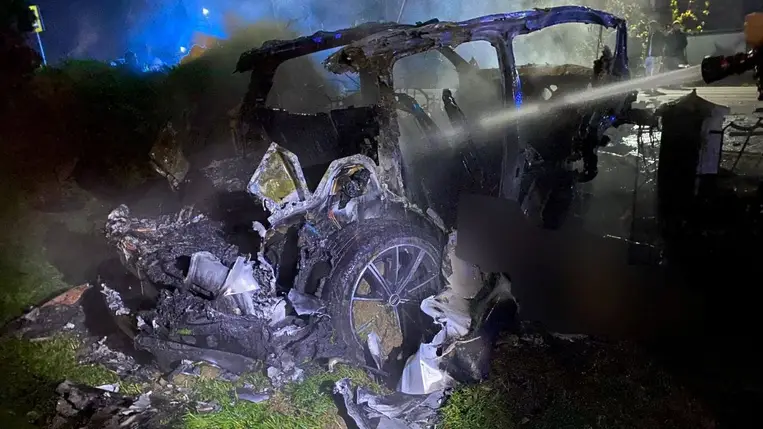 Közúti baleset következtében megégett a gépkocsi utasa Kárpátalján