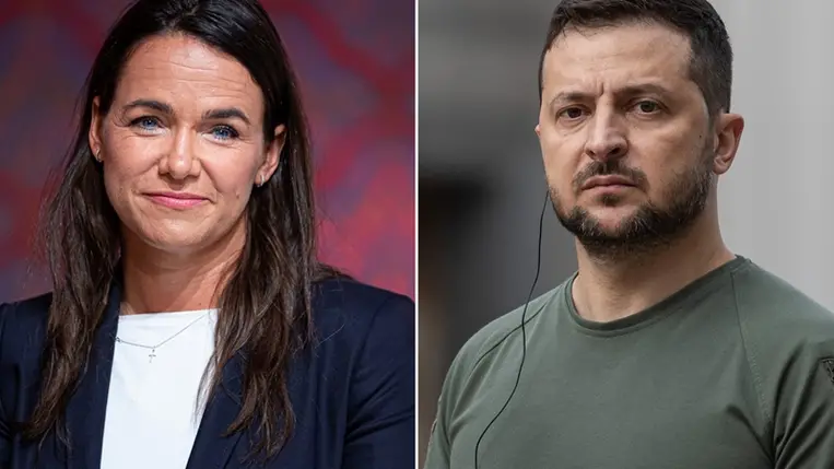 Novák Katalin, Magyarország köztársasági elnöke és Volodimir Zelenszkij, Ukrajna elnöke