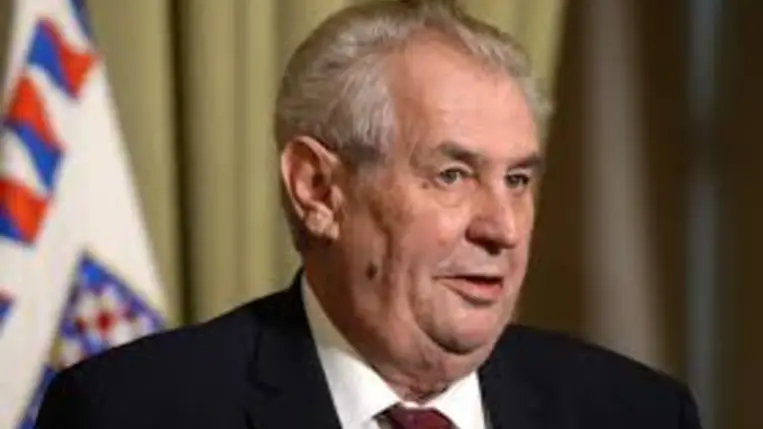 Milos Zeman, cseh államfő 