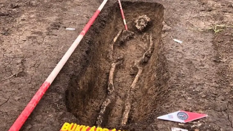 Középkori temetőt találtak egy magyar bányában