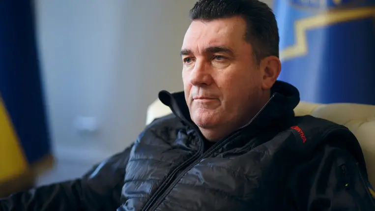 Olekszij Danilov, a Nemzetbiztonsági és Védelmi Tanács (RNBO) titkára