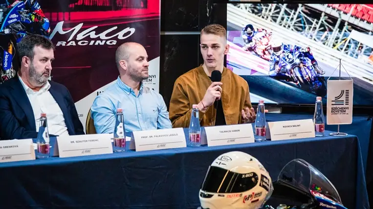 Kovács Bálint a Maco Racing Team pilótájaként áll rajthoz az idei EWC-n. Fotó: Májer Csaba József