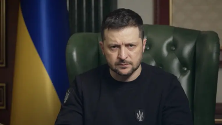 Volodimir Zelenszkij, Ukrajna elnöke. Fotó: president.gov.ua