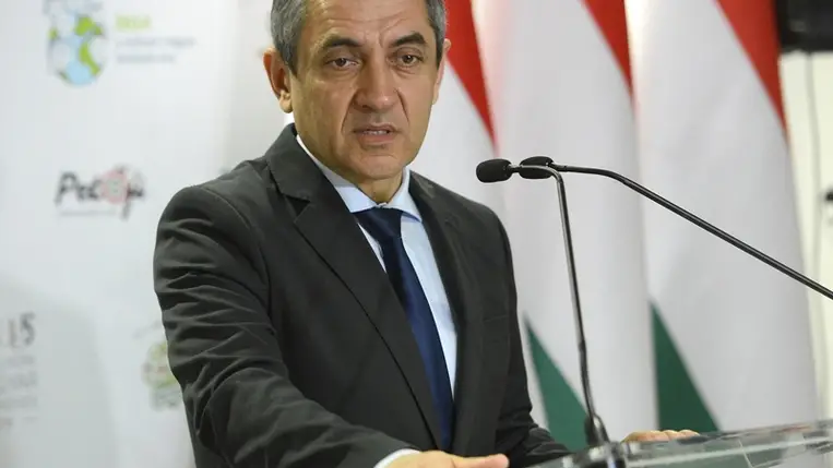 Potápi Árpád János, a Miniszterelnökség nemzetpolitikáért felelős államtitkára. Fotó: MTI/MTVA/Kovács Tamás 
