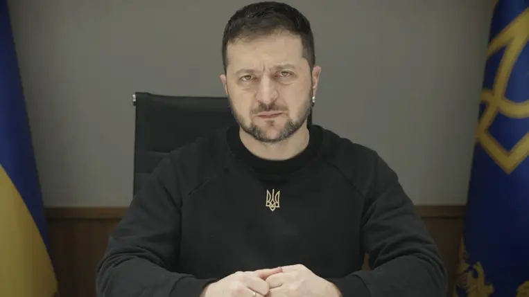 Volodimir Zelenszkij, Ukrajna elnöke. Fotó: president.gov.ua