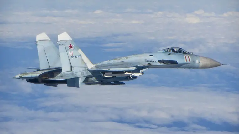 Szu–27 Flanker orosz vadászrepülőgép. Illusztráció. Fotó: Internet