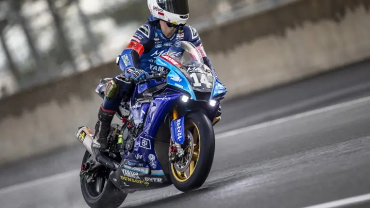 Nyolc vb-pontot szerzett Kovács Bálint és csapata a motorosok Le Mans-i 24 órás futamán. Fotó: Izsó Krisztián