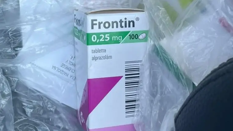 Pszichotróp anyagot tartalmazó gyógyszert találtak a kárpátaljai vámosok. Fotó: Kárpátaljai Vámhivatal