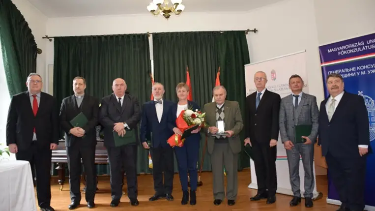 Kitüntették földijeinket. Fotó: Kárpátinfo/Kovács Elemér