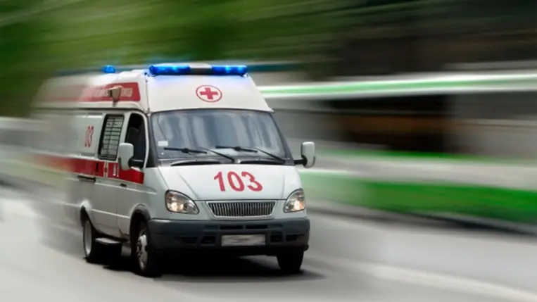 Ukrán sürgősségi mentőszolgálat. Illusztráció