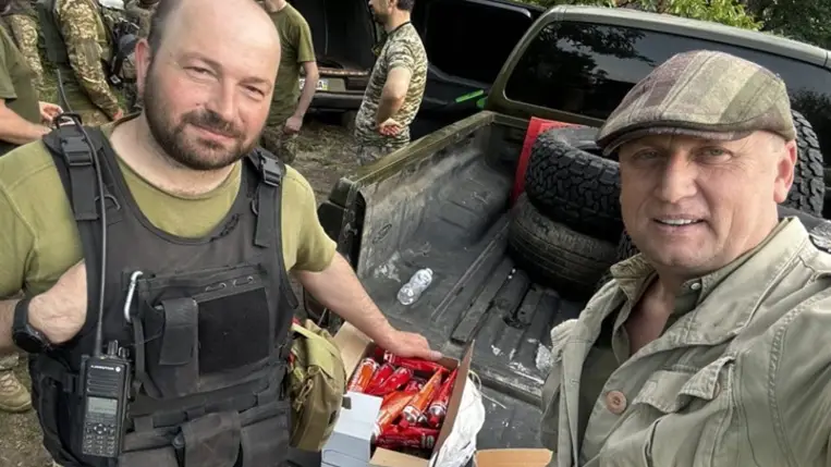 A frontvonal közelében járt Beregszász polgármestere.