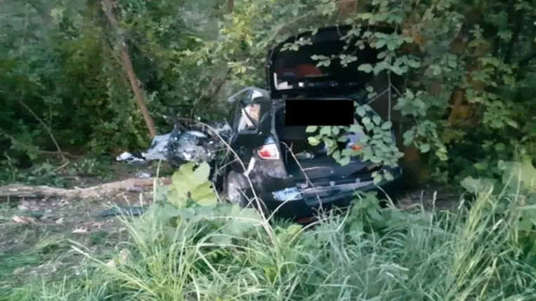 Halálos közlekedési baleset történt Horvátzsidánynál. Fotó: Police.hu