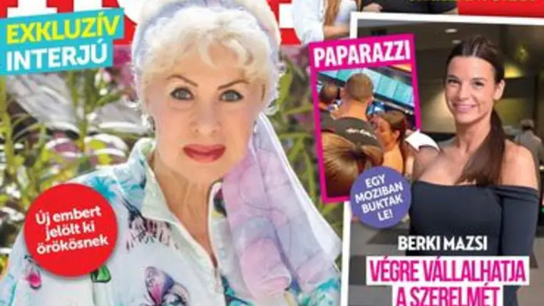 A 82 éves Medveczky Ilona gyönyörű a címlapon