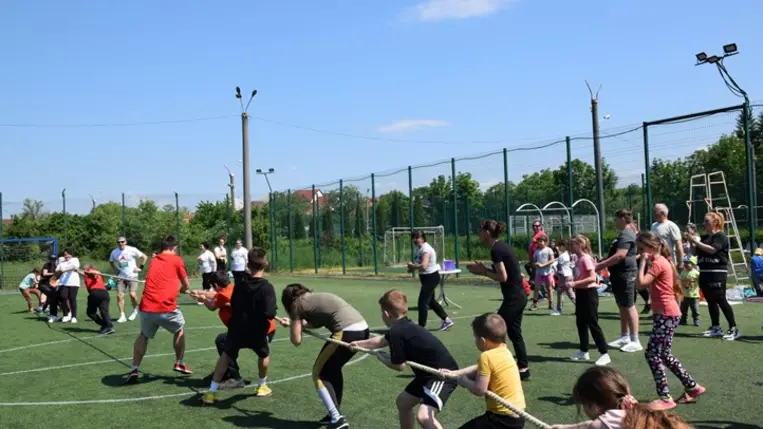 Idén már másodszor szervezett sportnapot a Kárpátaljai Magyar Nagycsaládosok Egyesülete (KMNE) tagcsaládjai számára. Fotó: Kárpátinfo/Kovács Elemér