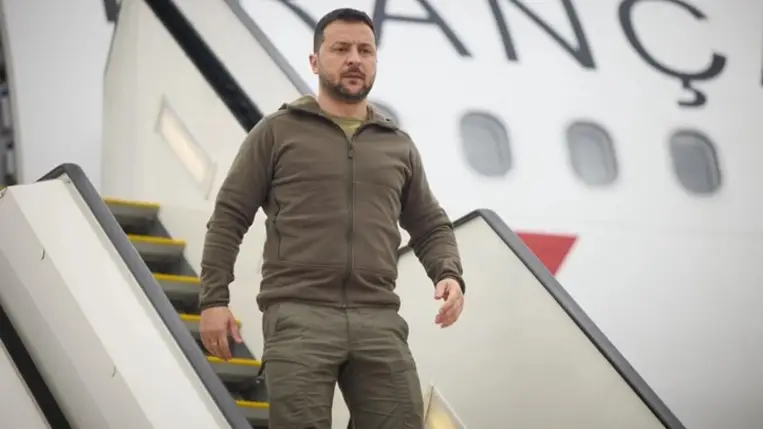 Volodimir Zelenszkij ukrán elnök. Fotó: president.gov.ua
