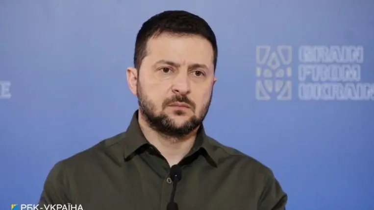 Volodomir Zelenszkij ukrán elnök. Fotó: rbc.ua