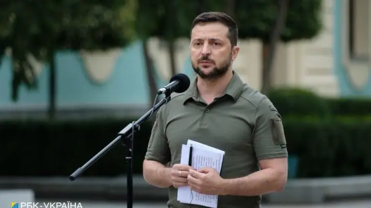 Volodimir Zelenszkij ukrán államfő. Fotó: rbc.ua