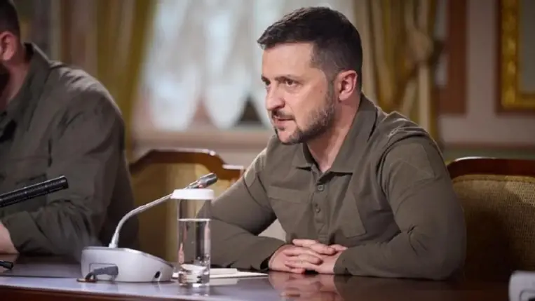 Volodimir Zelenszkij, Ukrajna elnöke. Fotó: president.gov.ua