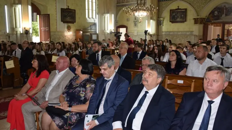 A Rákóczi Főiskola Szakgimnáziumának tanévzáró és diplomaátadó ünnepségén. Fotó: Kovács Erzsébet