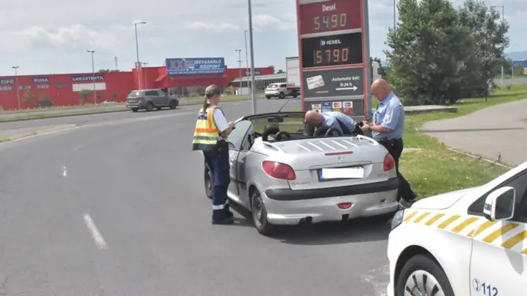 Bedrogozva száguldott az autópályán egy budapesti férfi. Fotó: police.hu