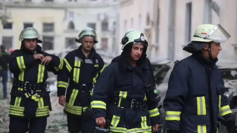 Rendkívüli Helyzetek Állami Szolgálata (DSZNSZ). Fotó: facebook.com/andriy.sadovyi