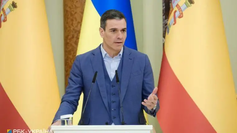 Pedro Sánchez spanyol miniszterelnök. Fotó: rbc.ua