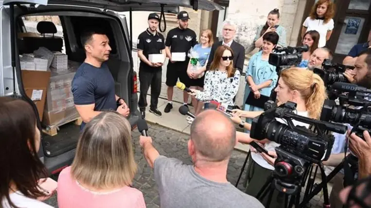 Hétmillió forint értékű vitamincsomaggal segíti Ukrajnát a Béres Alapítvány. Fotó: Kárpátaljai Megyei Adminisztráció 