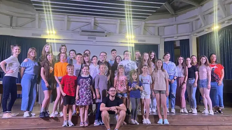 Kiállítással zárult a XIII. Jankovics Mária Alkotótábor Beregszászban. Fotó: Kovács Erzsébet