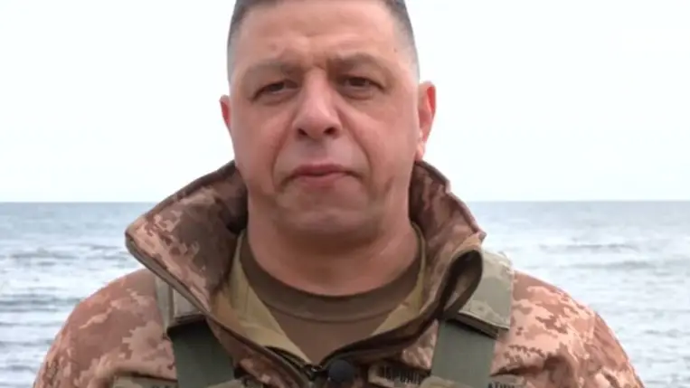 Vladiszlav Nazarov, az ukrán déli hadműveleti parancsnokság szóvivője 