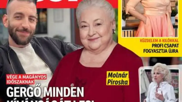 Molnár Piroska ezzel az 53 évvel fiatalabb férfival járta be Európát