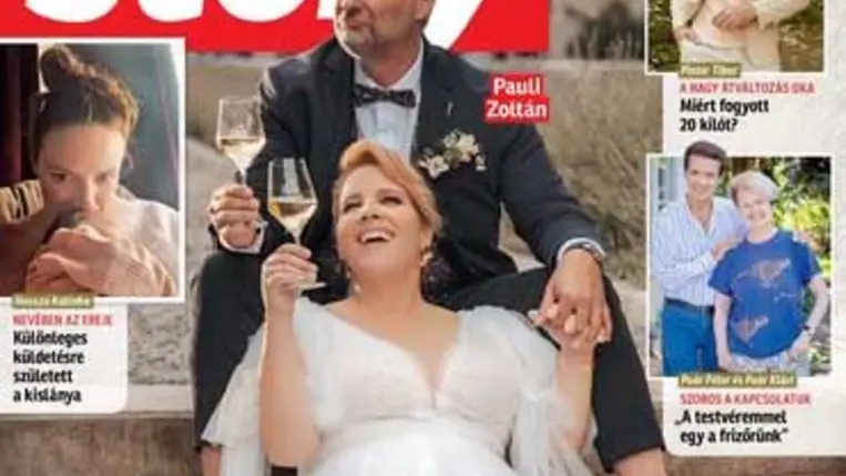 Tóth Vera az esküvőjén ilyen gyönyörű volt: Daalarna-ruhában ment férjhez Szentendrén