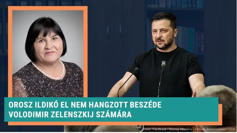 Orosz Ildikó el nem hangzott beszéde Volodimir Zelenszkij számára