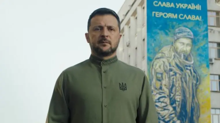 Volodimir Zelenszkij, Ukrajna elnöke. Fotó: president.gov.ua